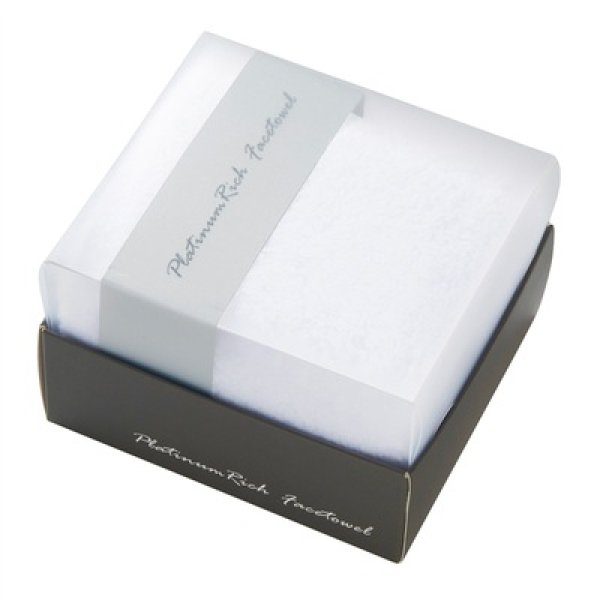 画像2: プラチナリッチ　フェイスタオル１枚 (2)