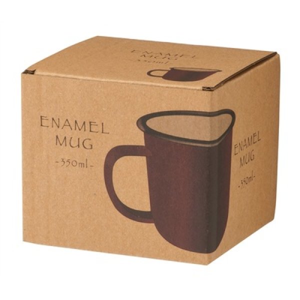 画像4: ホーローマグ３５０ｍｌ（レッド） (4)