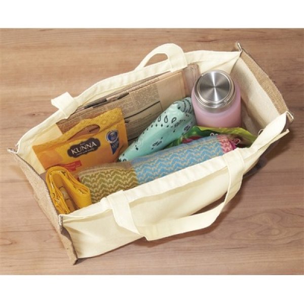 画像3: 肩掛けナチュラルトートバッグ (3)