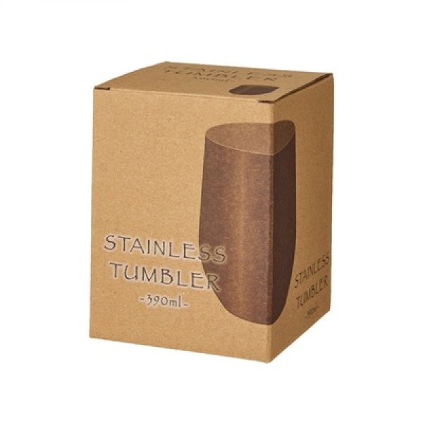 画像3: 真空ステンレスサーモタンブラー３９０ｍｌ１個（モカブラウン） (3)