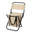 画像2: アウトドア保冷温バッグ付きチェア (2)
