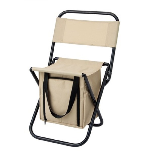 画像2: アウトドア保冷温バッグ付きチェア (2)