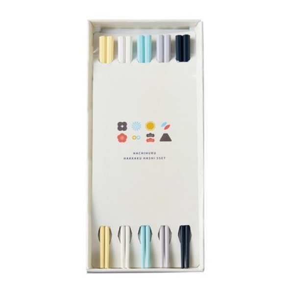 画像2: はちふく　八角箸五膳セット (2)