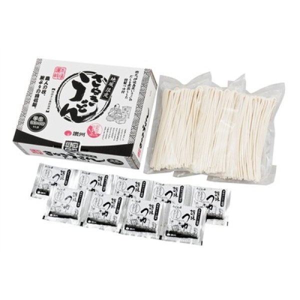 画像2: 讃岐半生うどん９人前　特製つゆ付 (2)