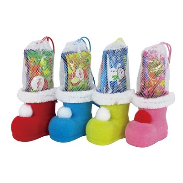 クリスマスキャンディミニブーツの写真