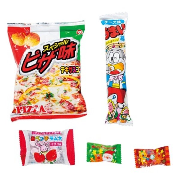 クリスマスお菓子ボックス５点の写真