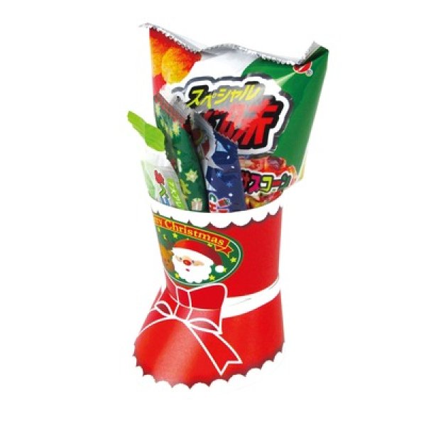 クリスマスクラフトミニブーツの写真