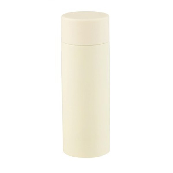 画像2: 真空ステンレスサーマルポケットボトル１２０ｍｌ（オフホワイト） (2)