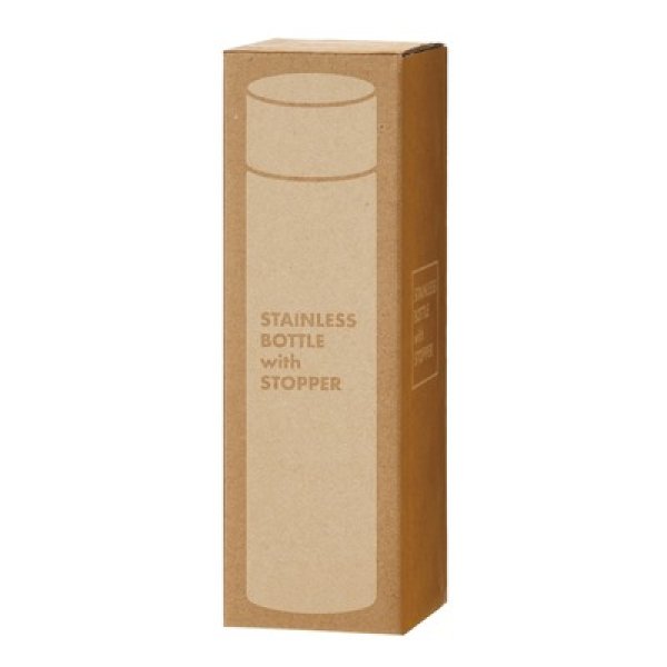 画像3: ストッパー付き真空ステンレスボトル２３０ｍｌ（オフホワイト） (3)