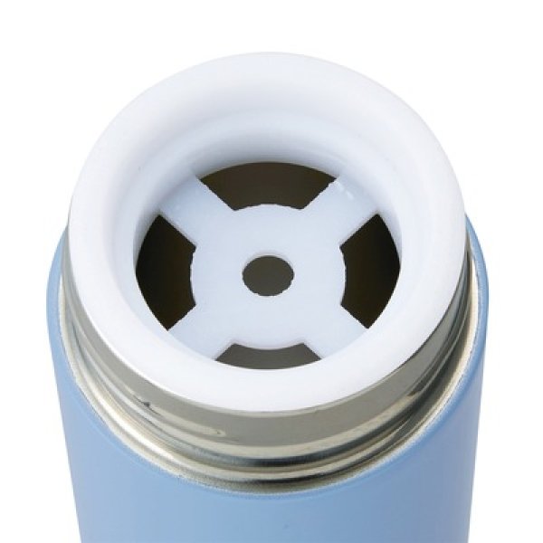 画像4: ストッパー付き真空ステンレスボトル２３０ｍｌ（ブルー） (4)