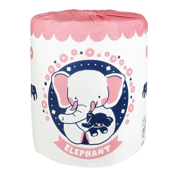 アニマルシリーズ　トイレットロールダブル（３０ｍ）（ゾウ）の写真