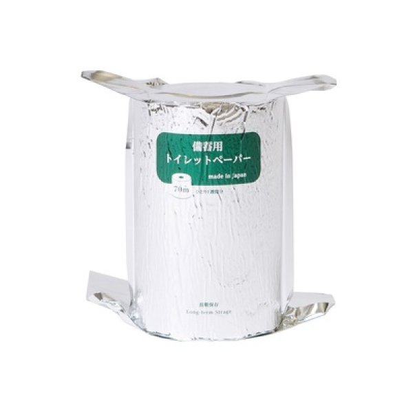１０年保証備蓄用トイレットペーパーＬｏｇＬｏｇシングル（７０ｍ）１個の写真