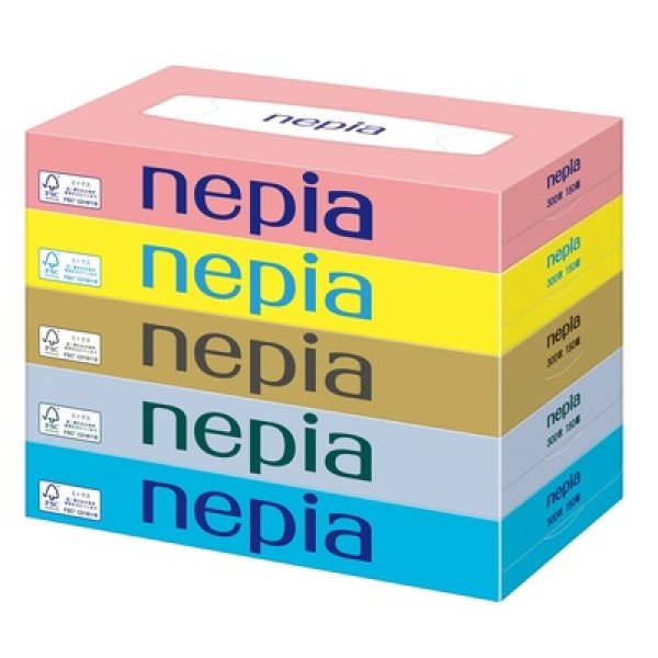 ネピアティシュ１５０Ｗ５個組の写真