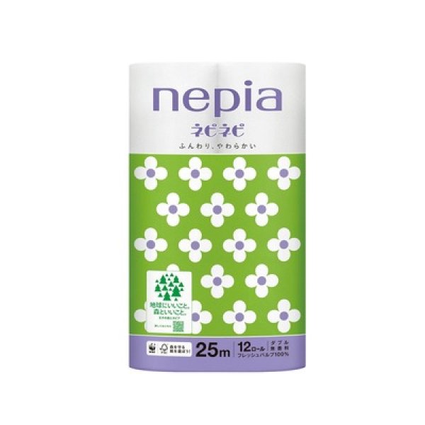 ネピアネピネピトイレットロール１２ロールダブル（２５ｍ）の写真