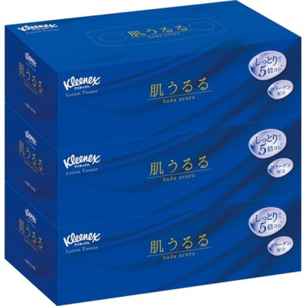 クリネックスティシューローション肌うるる２０４Ｗ３個組の写真