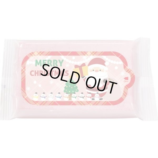 サンタさんカラーウエットティッシュ８枚の写真