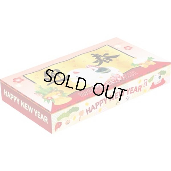 迎春干支ＢＯＸティッシュ４０Ｗの写真