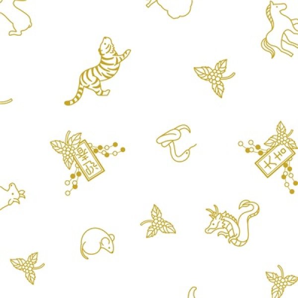 画像2: ２０２６干支ティシュ１２０Ｗ (2)