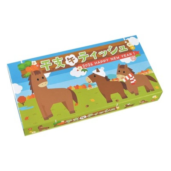 干支ＢＯＸティッシュ４０Ｗの写真