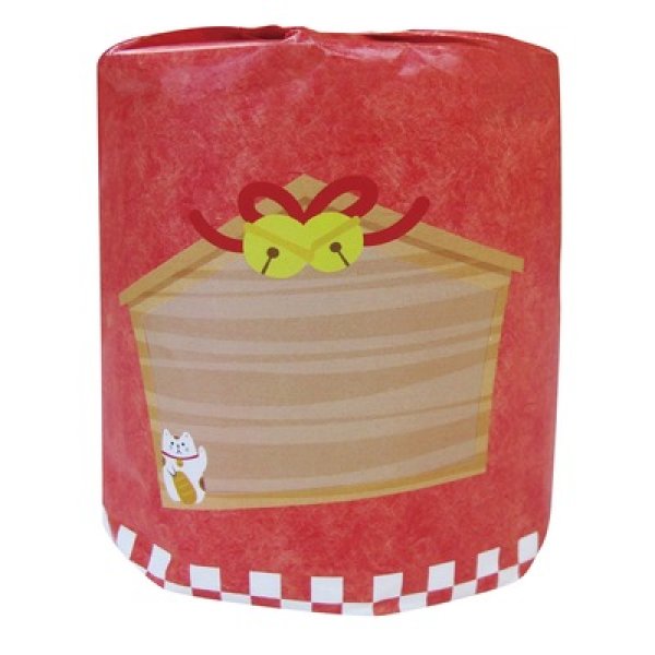 画像2: 招福ダルマトイレットロールダブル（３０ｍ） (2)