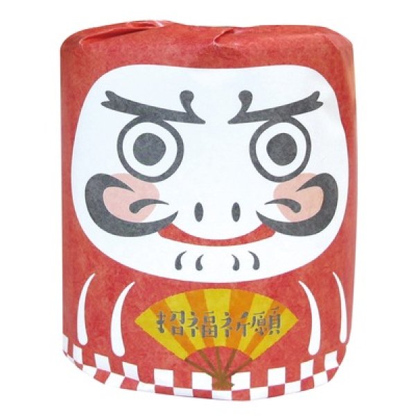 招福ダルマトイレットロールダブル（３０ｍ）の写真