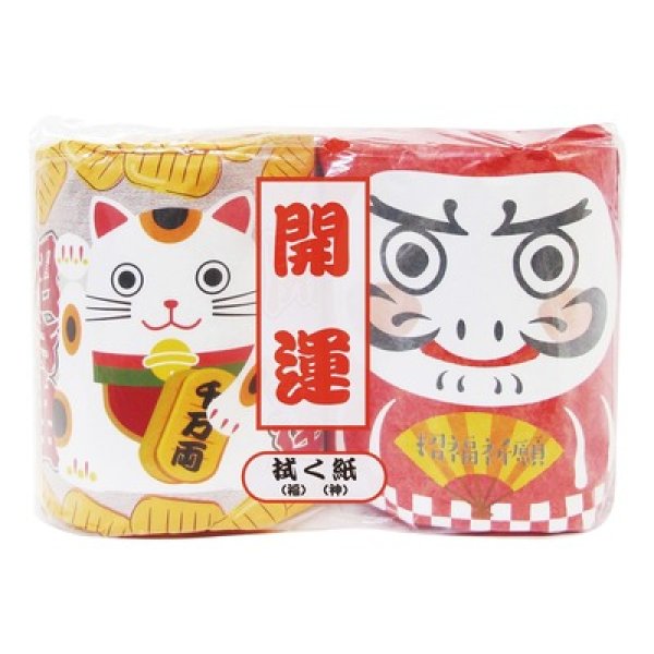 招き猫ダルマトイレット２ロールダブル（３０ｍ）の写真