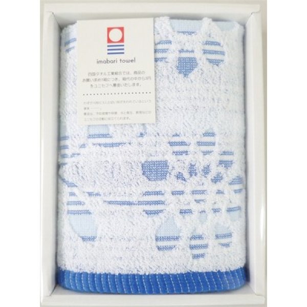 画像3: 今治花柄ウォッシュタオル１枚 (3)