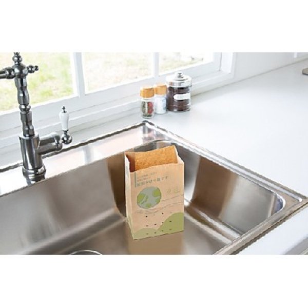 画像2: 紙製水切り袋２枚入 (2)