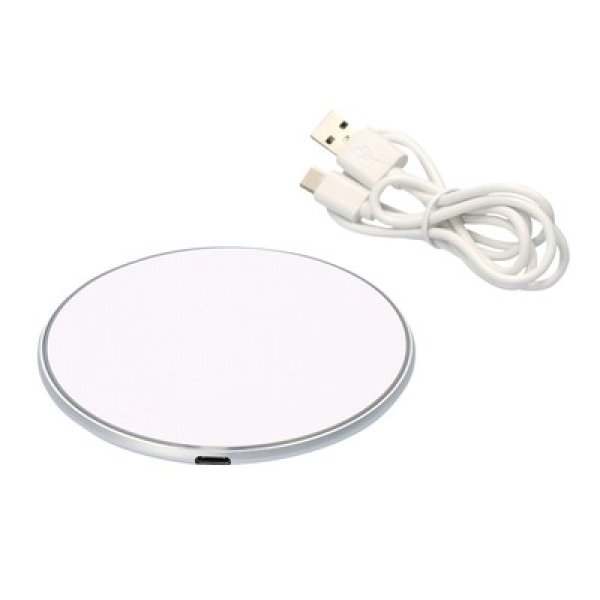 アルミワイヤレス充電器の写真