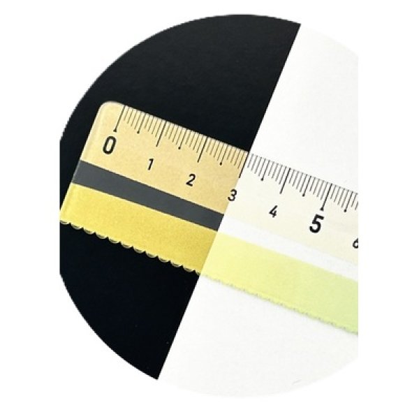 メモリが見やすい　色づく定規　１５ｃｍ１個の写真