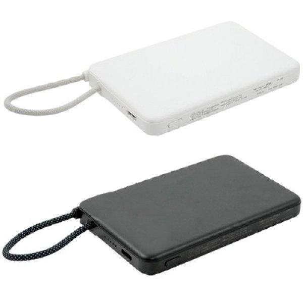 超安心安全　固体モバイルバッテリー５０００ｍＡｈ１個（ホワイト）の写真