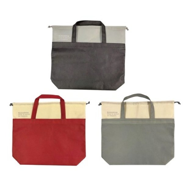 巾着タイプ不織布バッグ１個の写真