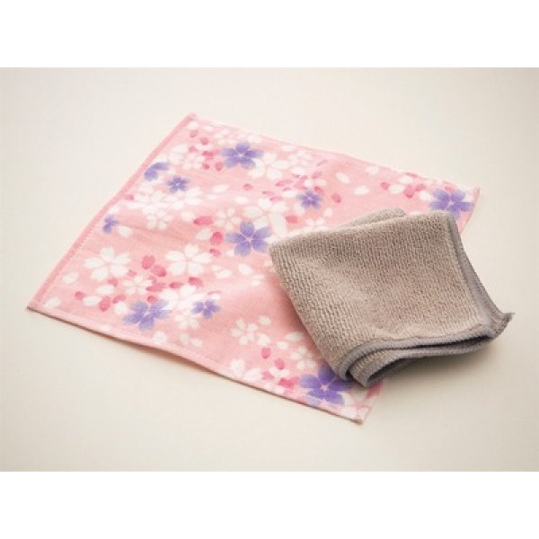 画像2: 和のこころさくら　ハンカチクロスセット (2)
