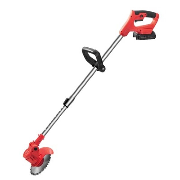 コードレス式電動草刈り機の写真