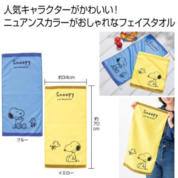 ファミリーキャラクター　ニュアンスカラーフェイスタオル１枚の写真