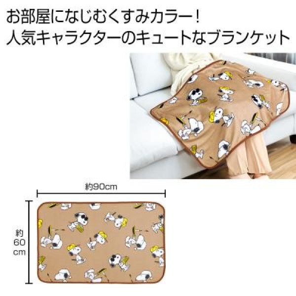 ファミリーキャラクター　キュートなブランケットの写真