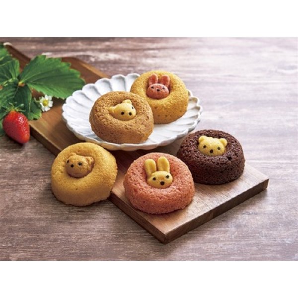 画像2: フォレシピ　ちいさな森のドーナツ　うさぎバナナ (2)