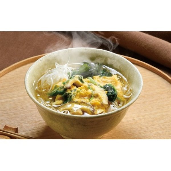 画像2: 至福の逸品　比内地鶏つゆのこだわりにゅうめん２食 (2)