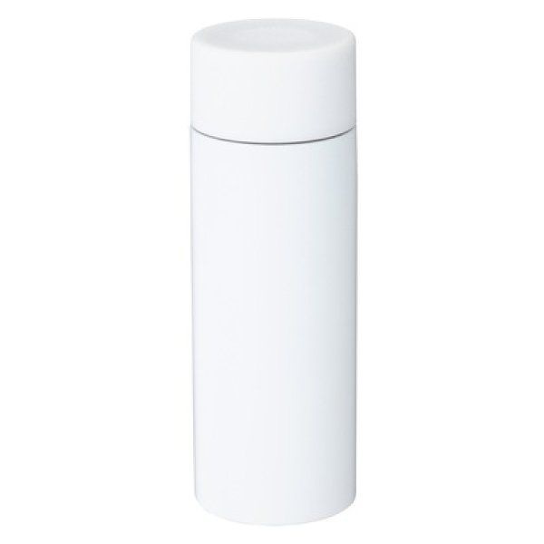 画像2: 真空ステンレス　ポケットボトル（ホワイト） (2)