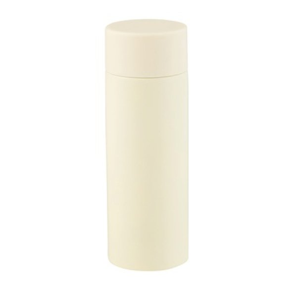 画像2: 真空ステンレスサーマルポケットボトル１２０ｍｌ（オフホワイト） (2)