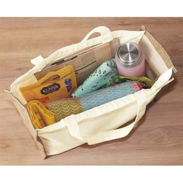 画像3: 肩掛けナチュラルトートバッグ (3)