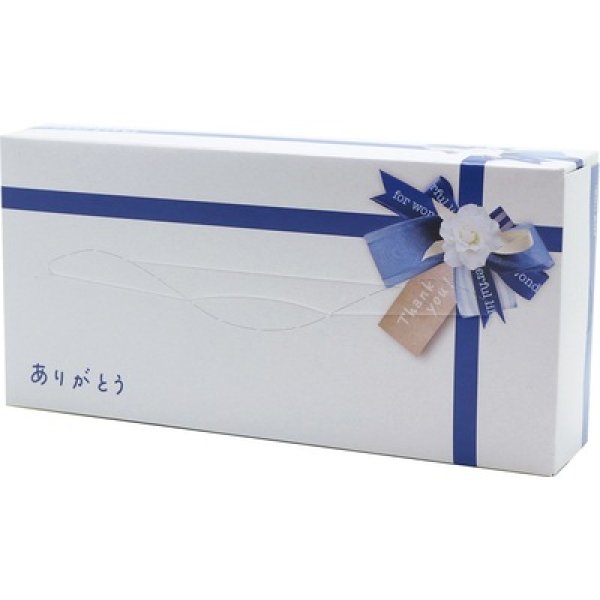 ありがとうティシュ１２０Ｗの写真