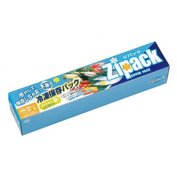 ジパック冷凍保存パック５枚ＢＯＸの写真