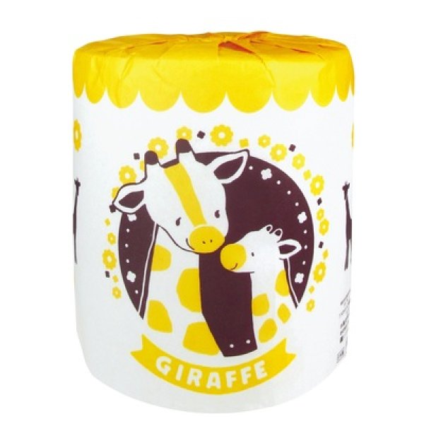 アニマルシリーズ　トイレットロールダブル（３０ｍ）（キリン）の写真