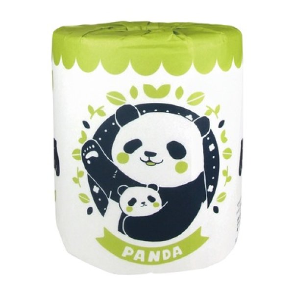 アニマルシリーズ　トイレットロールダブル（３０ｍ）（パンダ）の写真