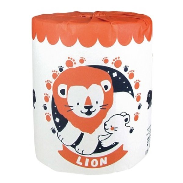 アニマルシリーズ　トイレットロールダブル（３０ｍ）（ライオン）の写真