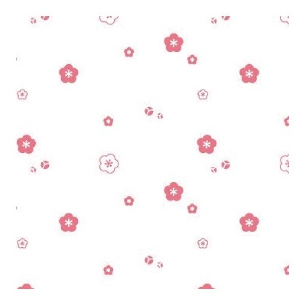 画像2: 梅の花プリントトイレットロールダブル（３０ｍ） (2)