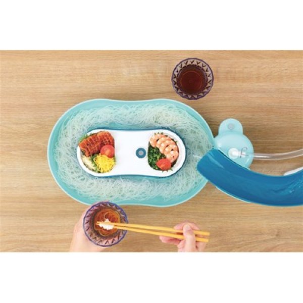 画像2: 流麺ツイストスライダーそうめん流し器 (2)