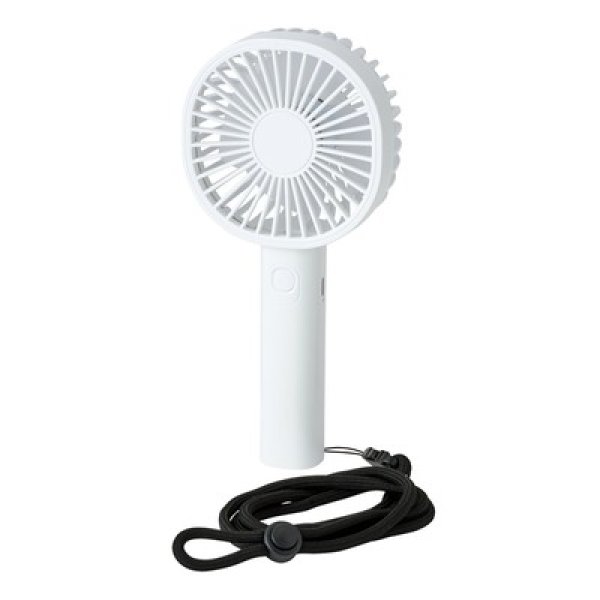 画像2: ストラップ付き充電式ハンディファン (2)
