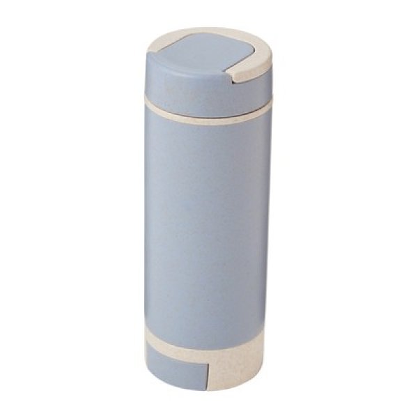 画像3: スマホスタンド付きバンブーボトル４００ｍｌ（ブルー） (3)